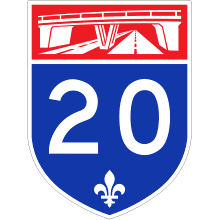 Highway 20 road sign