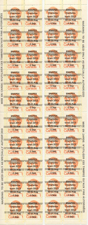 BNAPEX 2013 precancelled stamps