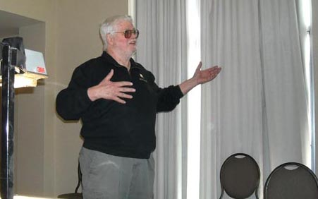 Bob Lane giving his talk on RPOs