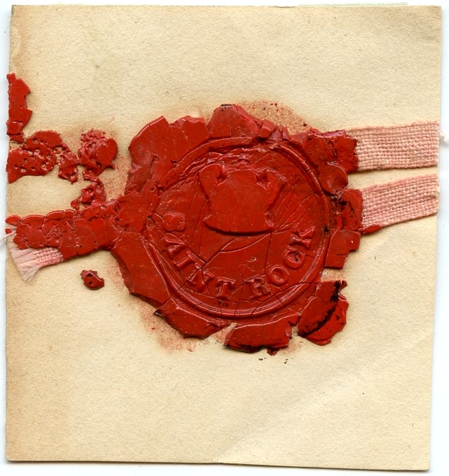 Canada Post Wax Seal with SAINT ROCK