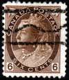 6c Queen Victoria Numeral Precancel