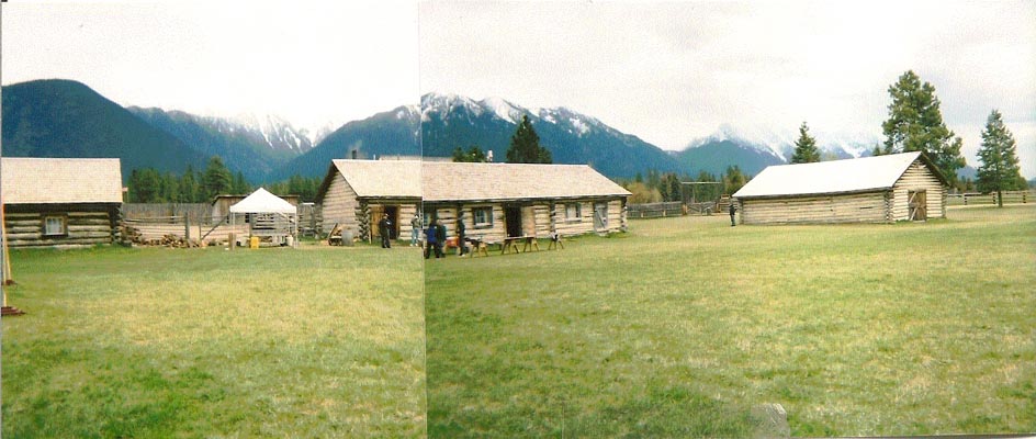 Northwest Mounted Police barracks at Fort Steele